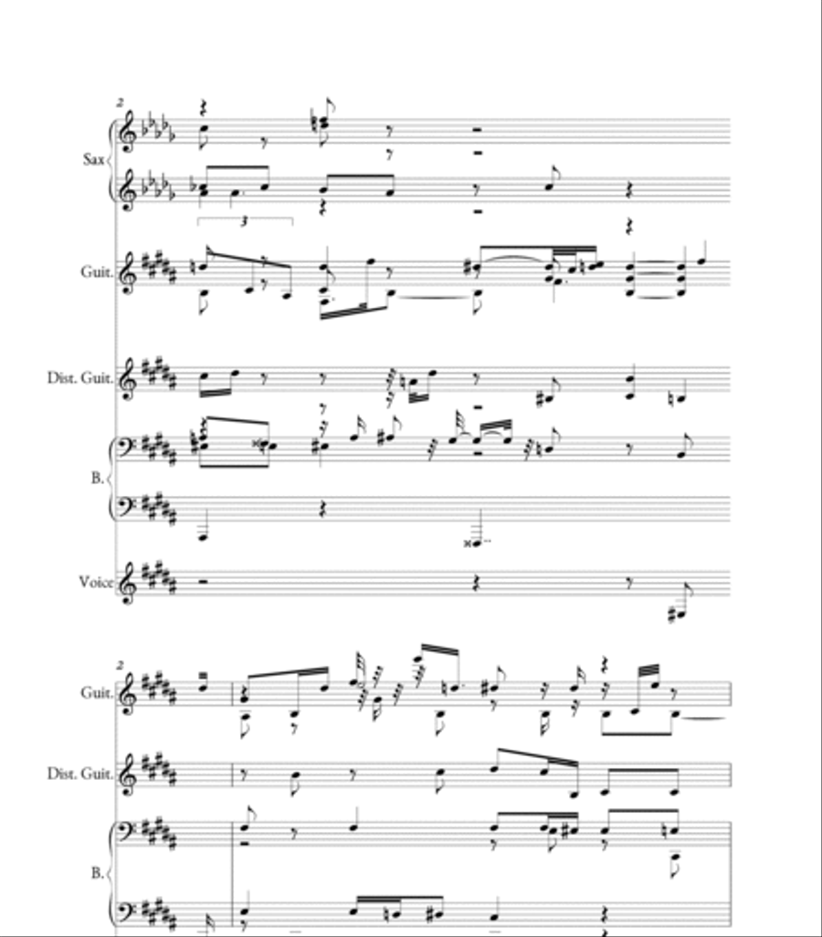 15 Terremoto Avastesimiento Small Ensemble scores gallery preview page 2