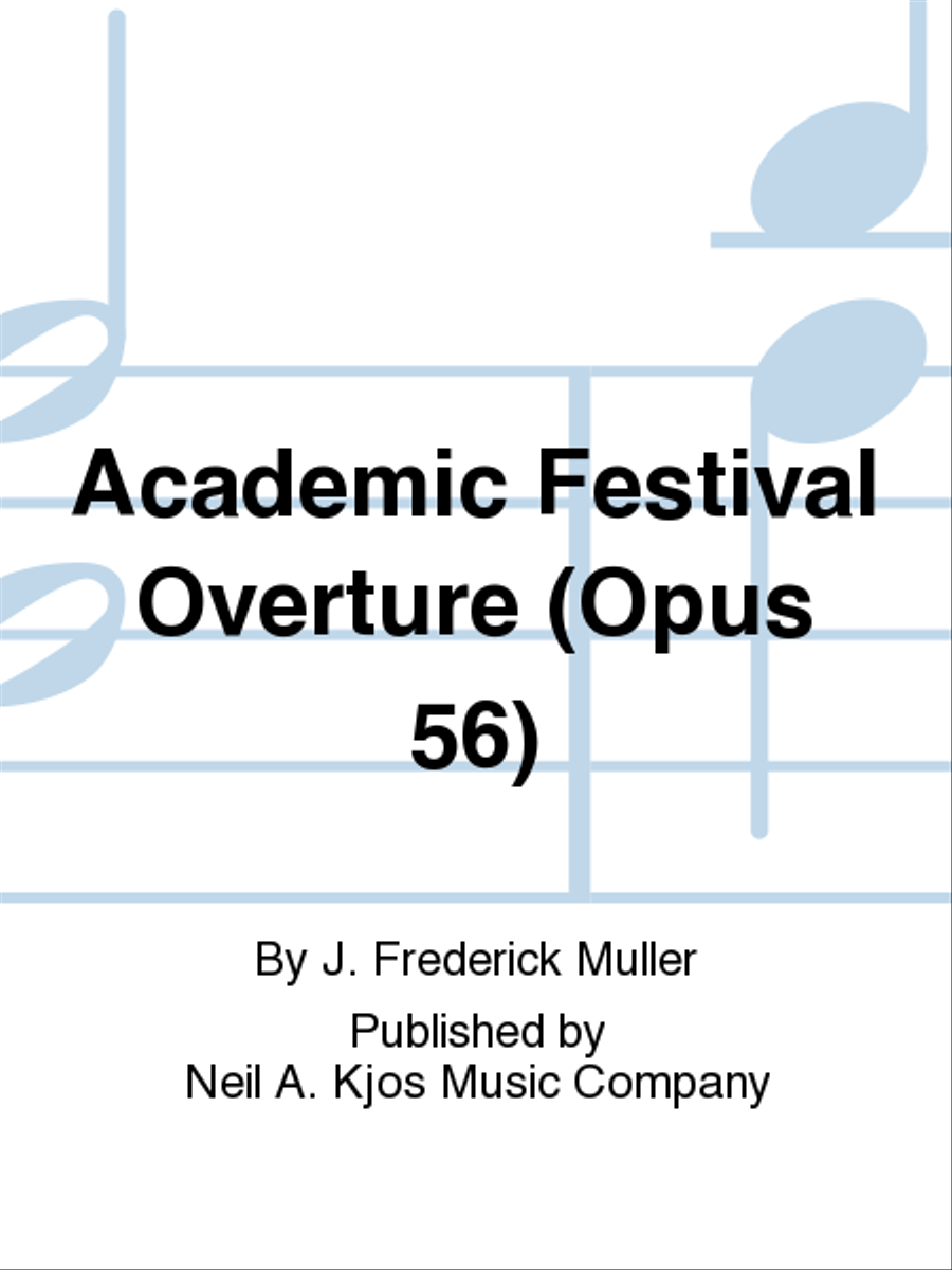 Academic Festival Overture (Opus 56) Full Orchestra scores gallery preview page 1