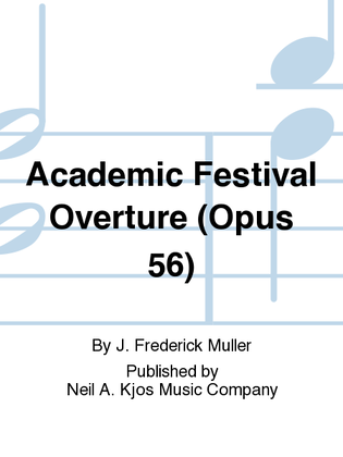 Book cover for Academic Festival Overture (Opus 56)