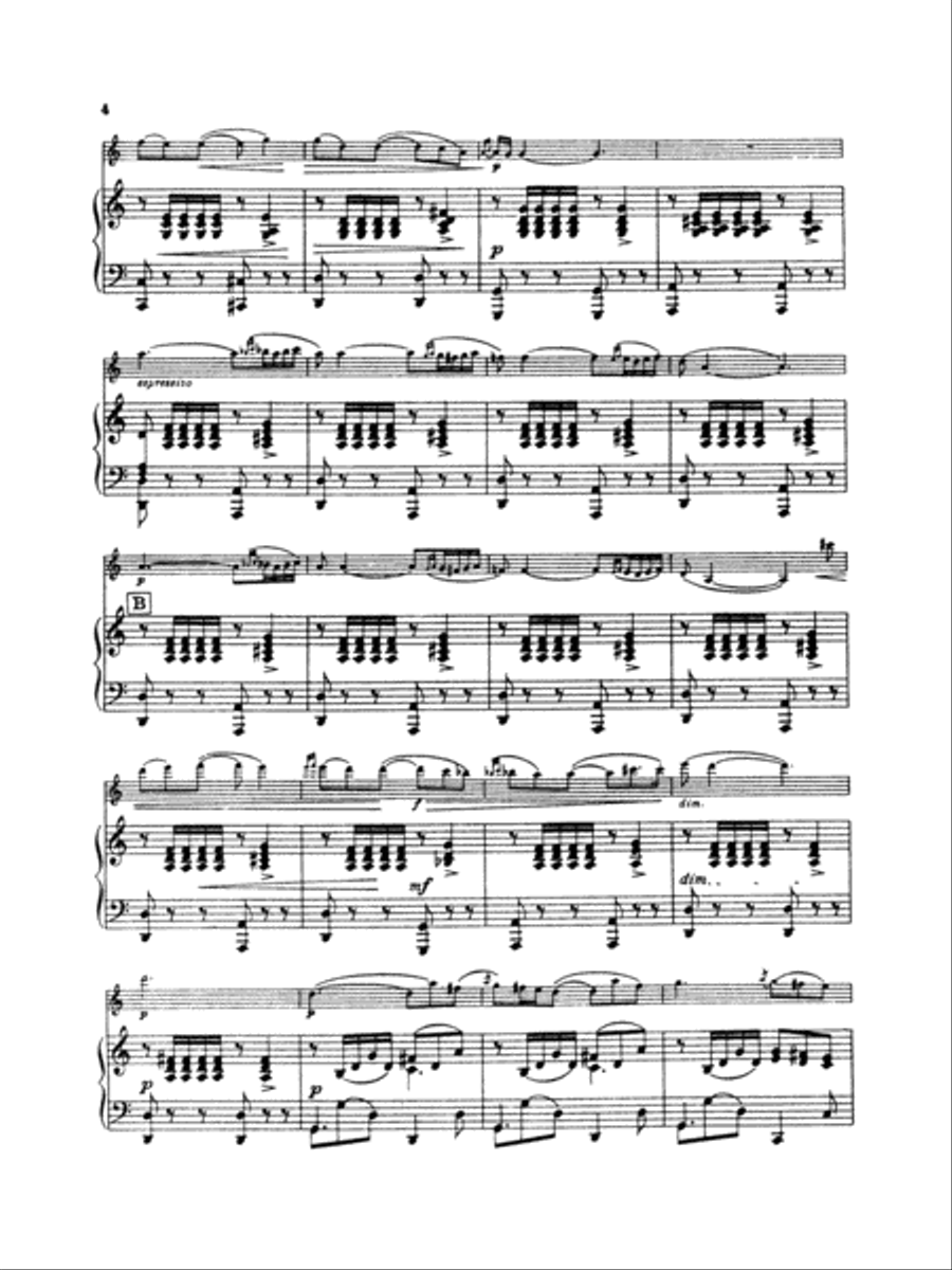 Sarasate: Spanish Dance, Op. 22, No. 1 (Romanza Andaluza) Piano scores gallery preview page 4