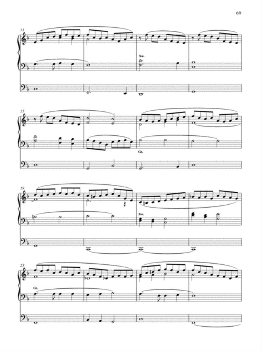 Oxford Hymn Settings for Organists: Pentecost and Trinity Organ Solo scores gallery preview page 12