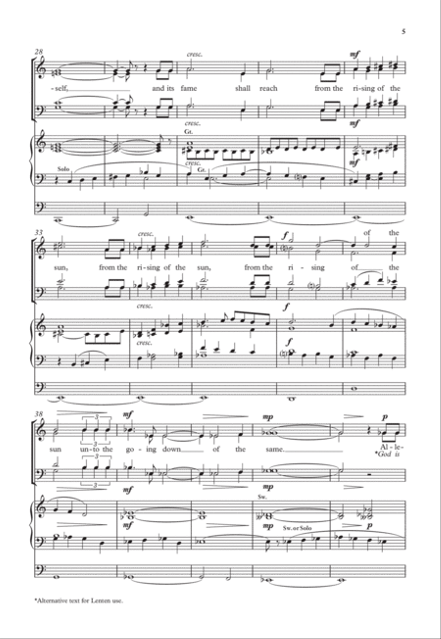 God is here 4-Part scores gallery preview page 4