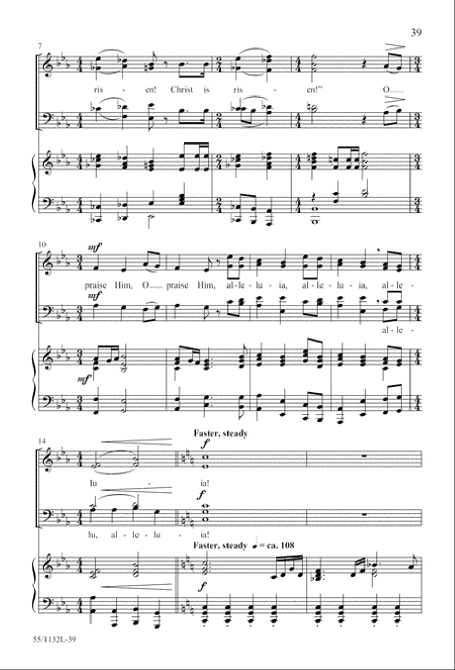 Journey to the Cross 4-Part scores gallery preview page 39