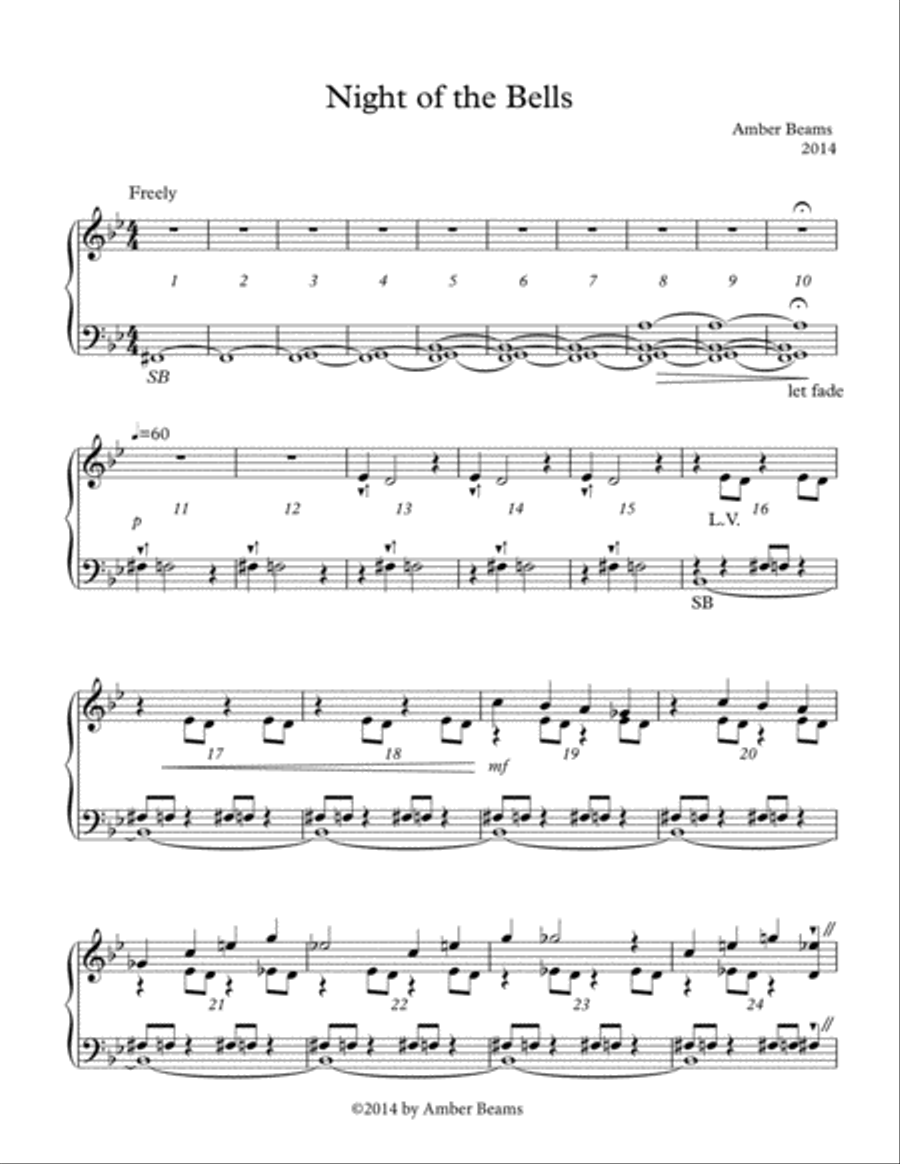 Night of the Bells Night of the Bells Handbell Choir scores gallery preview page 3