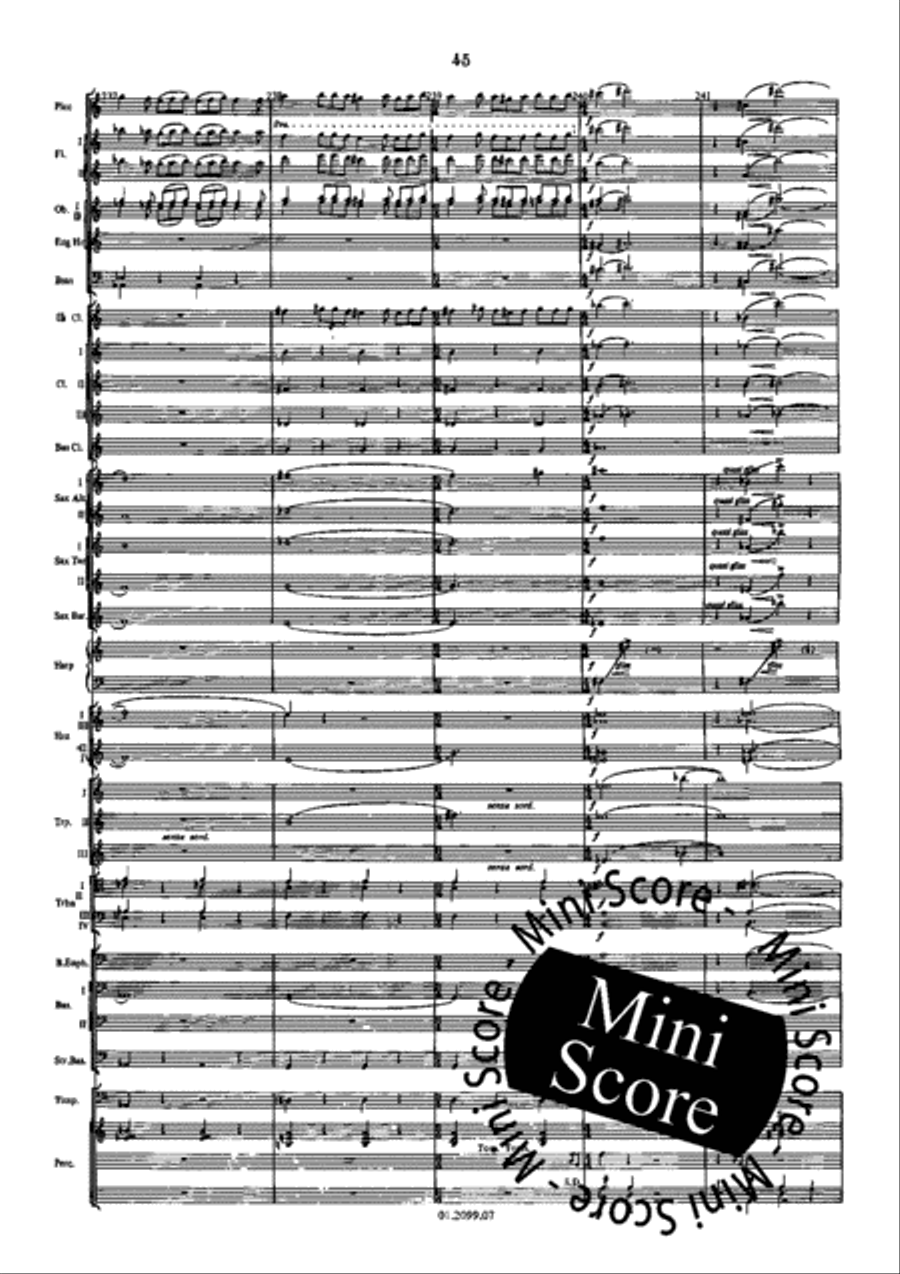 Hymns And Dances II Concert Band scores gallery preview page 51