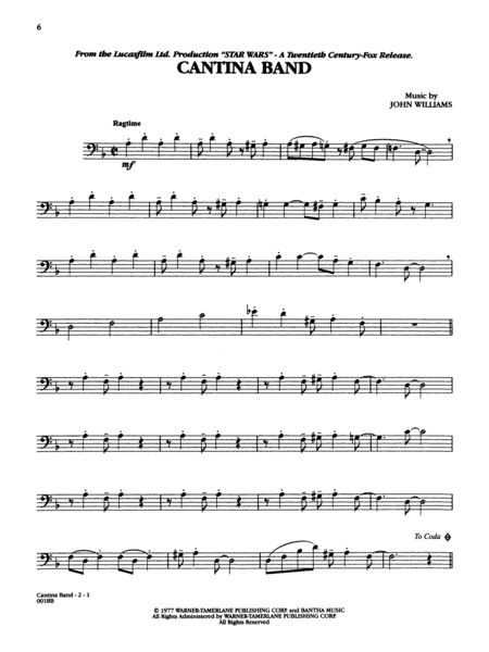 Music From The Star Wars Trilogy - Special Edition / Trombone by John Williams Trombone Solo - Sheet Music