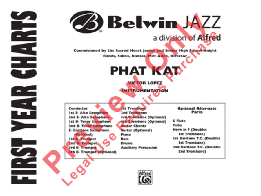 Phat Kat Jazz Ensemble scores gallery preview page 2