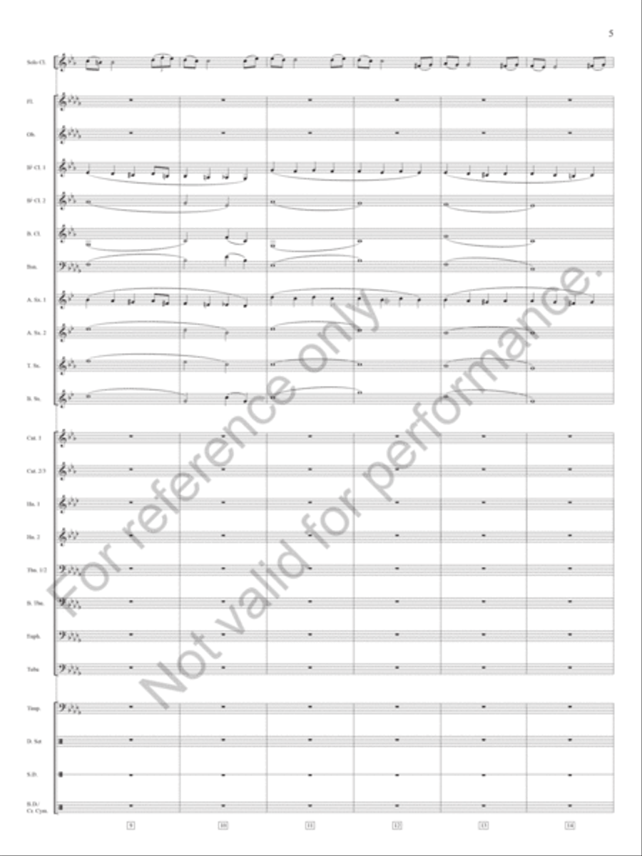 Dark Eyes Dark Eyes Concert Band scores gallery preview page 6