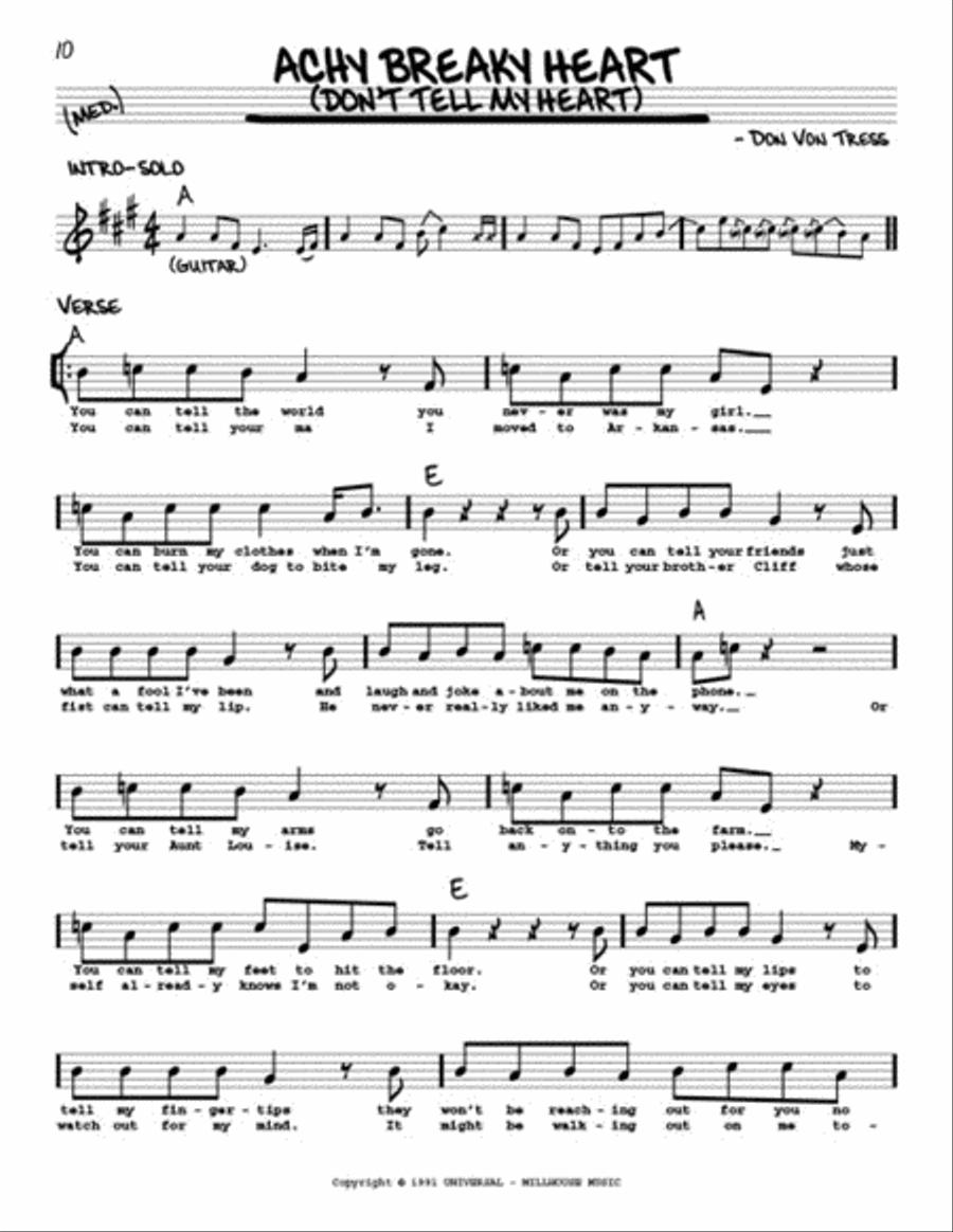 The Real Country Book The Real Country Book Piano scores gallery preview page 10