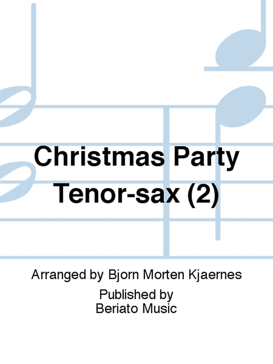 Christmas Party Tenor-sax (2)