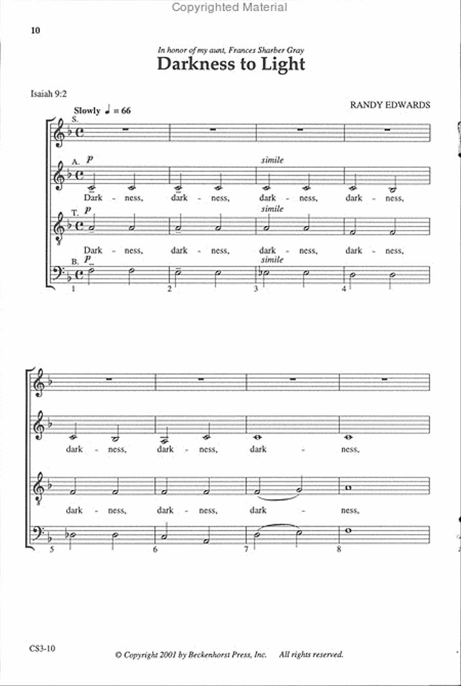 A Cappella 101: Advent 4-Part scores gallery preview page 4