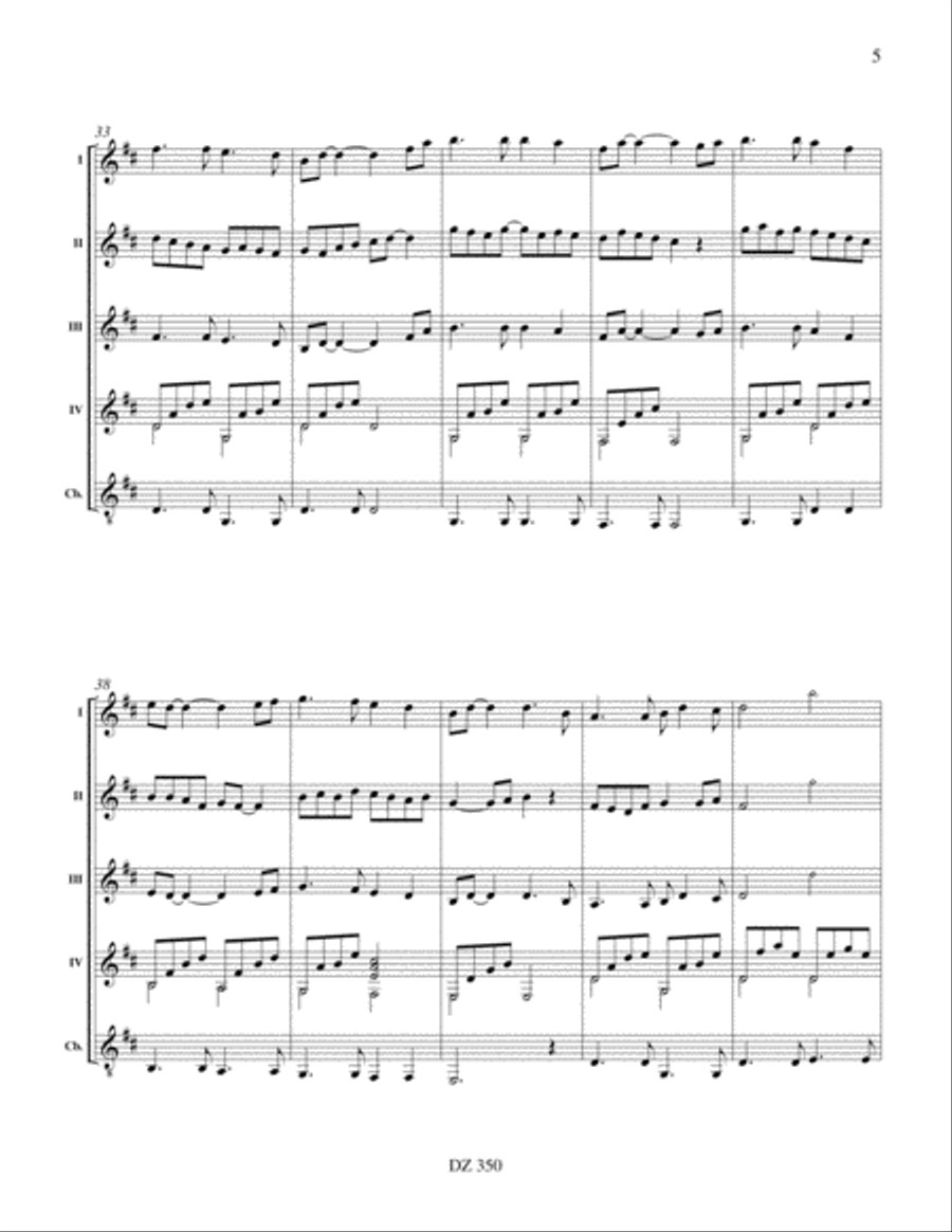 Wild Mountain Thyme Wild Mountain Thyme Guitar Ensemble scores gallery preview page 4
