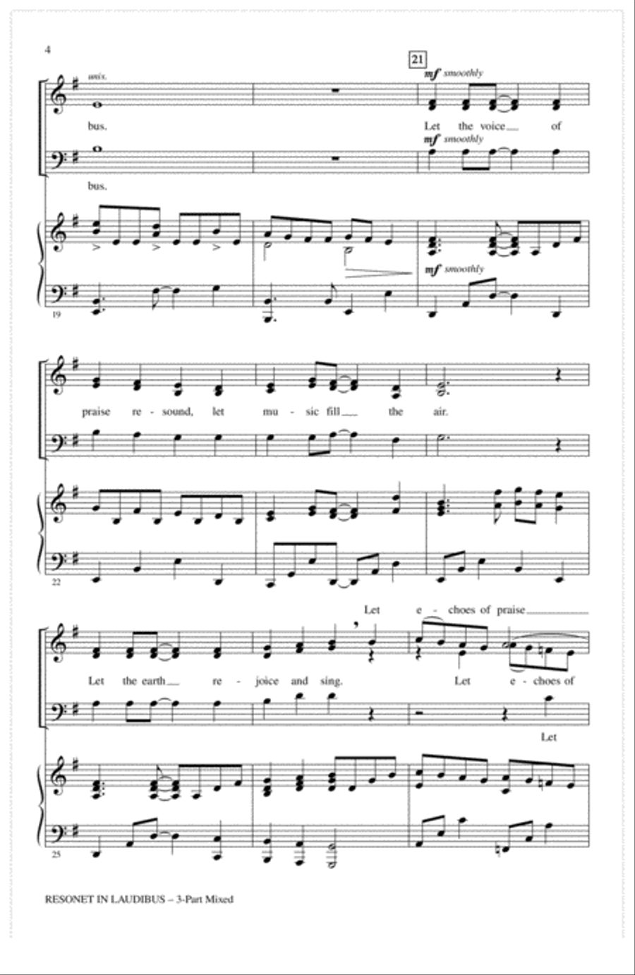 Resonet In Laudibus Resonet In Laudibus 3-Part scores gallery preview page 3