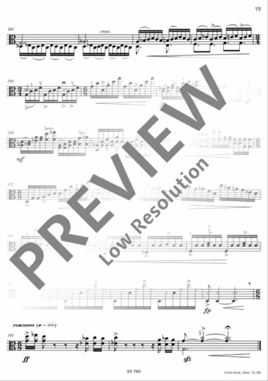Fuga libre Viola Solo scores gallery preview page 16