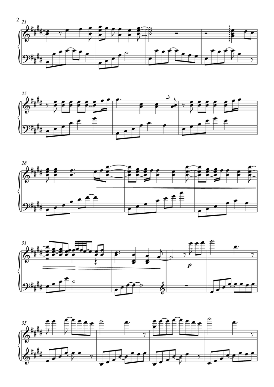 Photograph Piano Solo scores gallery preview page 2
