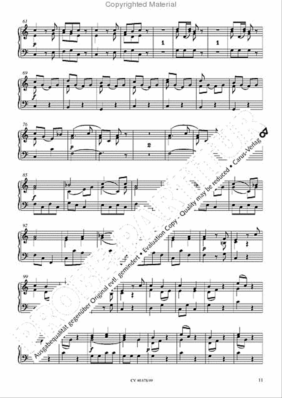 Missa pastoralis bohemica Organ scores gallery preview page 14