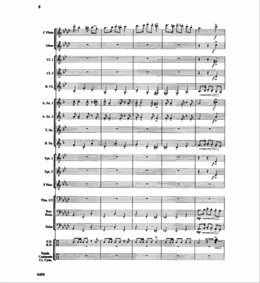 Escapada Escapada Concert Band scores gallery preview page 9