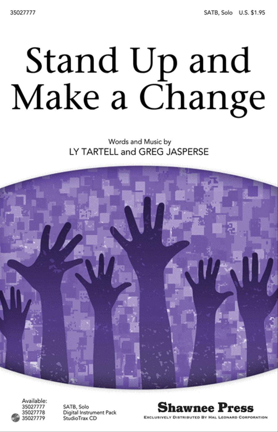 Stand Up and Make a Change 4-Part scores gallery preview page 1