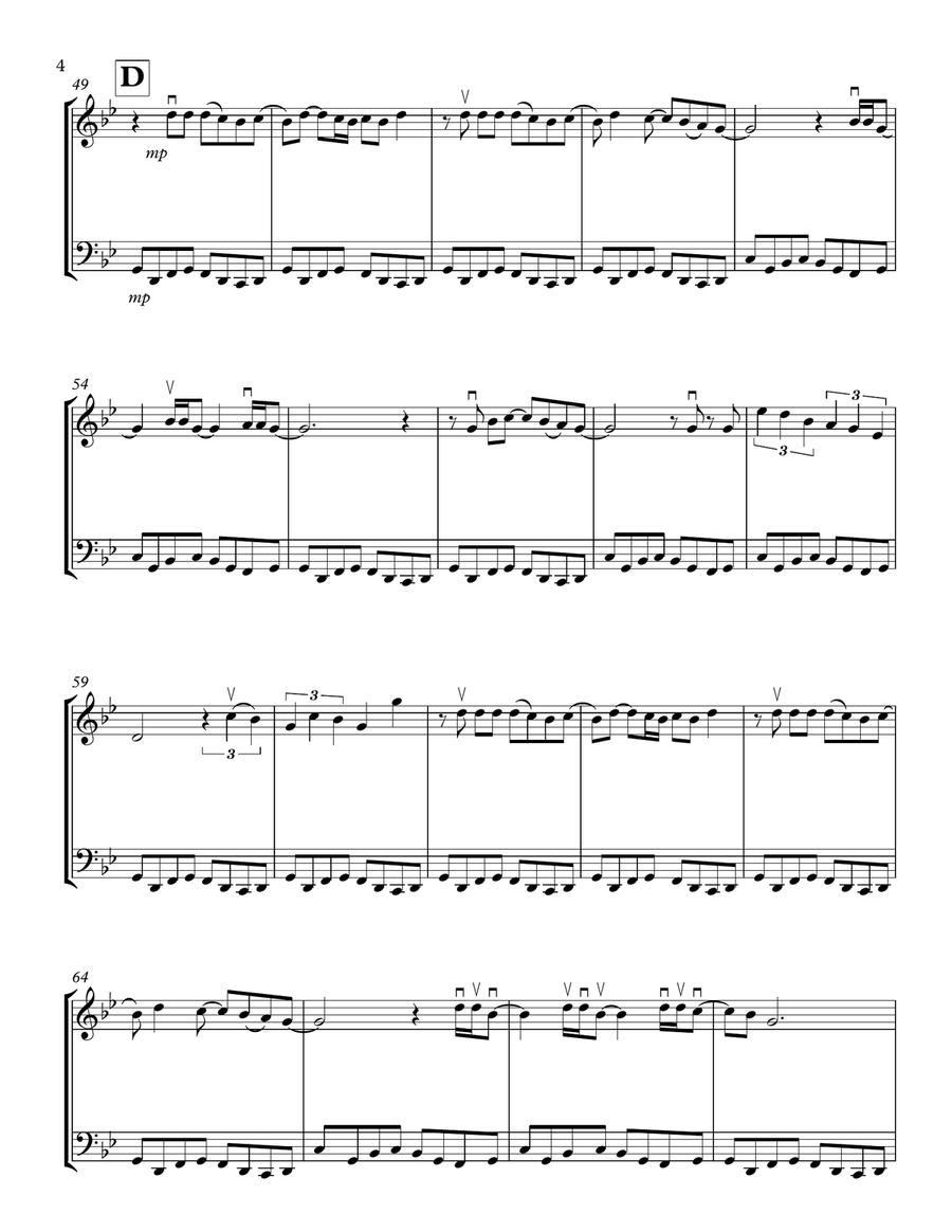 Billie Jean String Duet scores gallery preview page 4