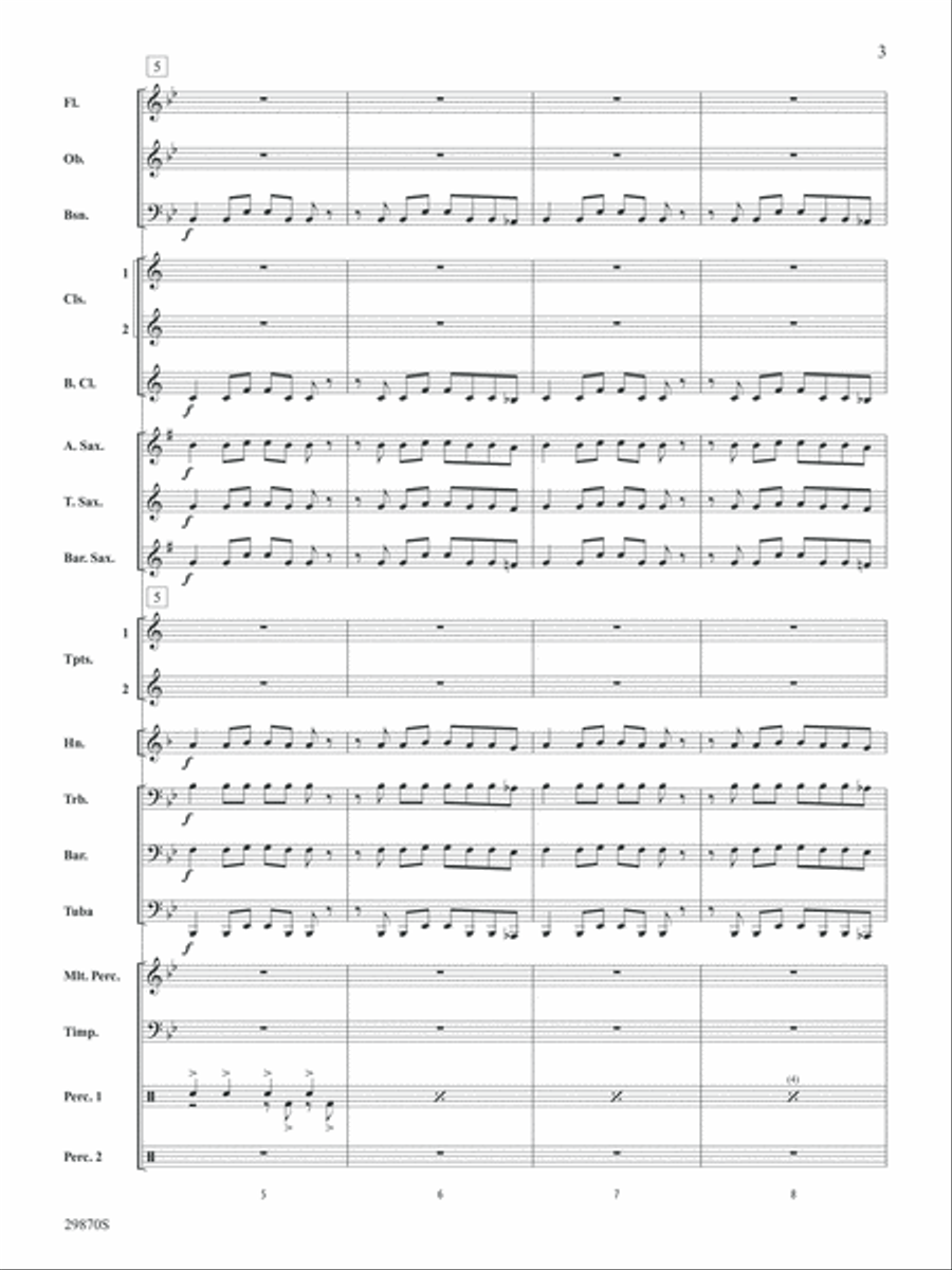 Know Your Enemy: Score Concert Band scores gallery preview page 3