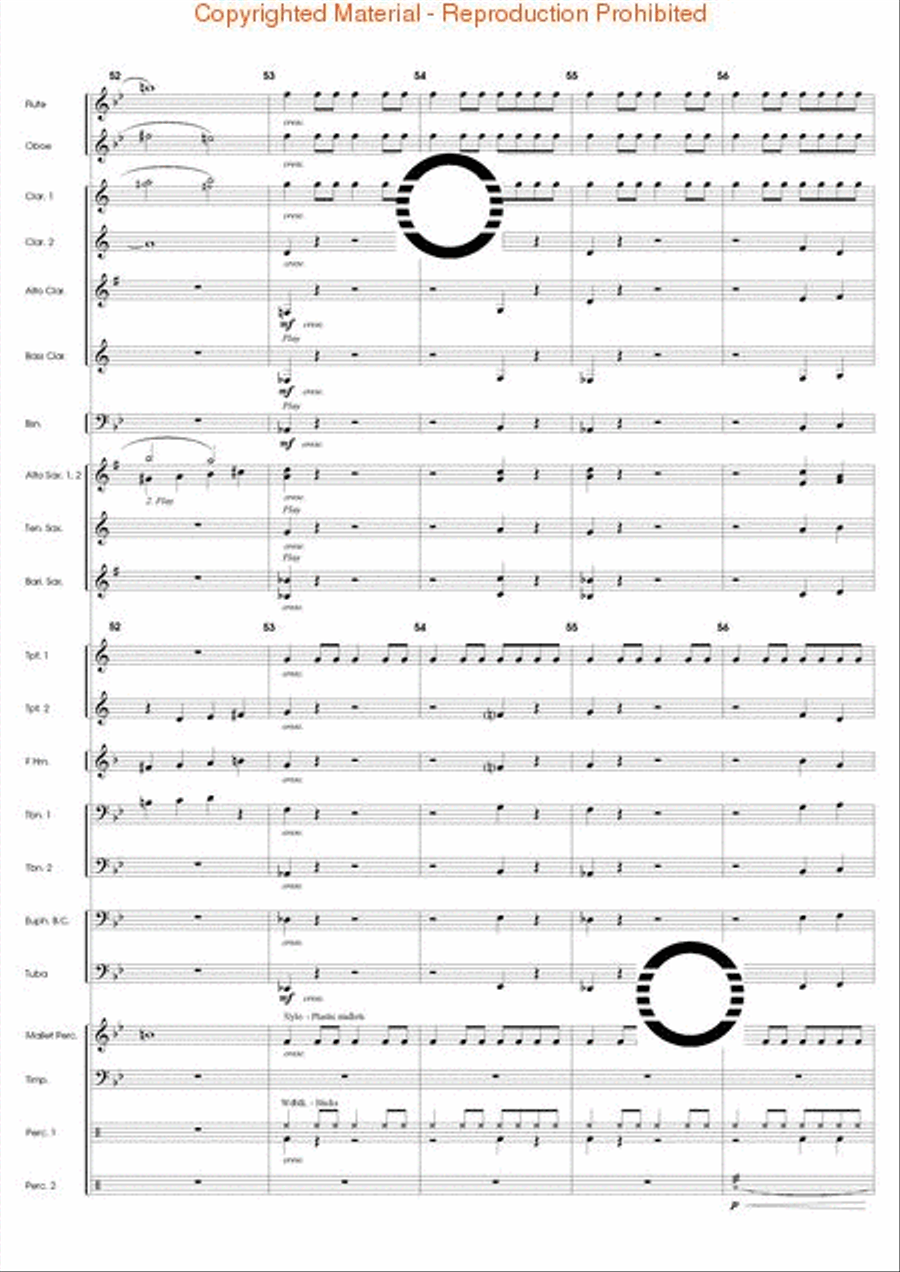 Armada of Freedom Armada of Freedom Concert Band scores gallery preview page 12