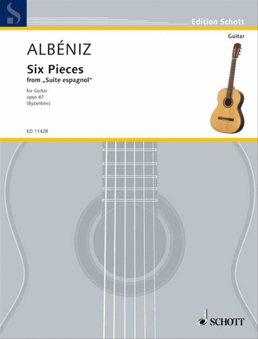 Six Pieces Classical Guitar scores gallery preview page 1