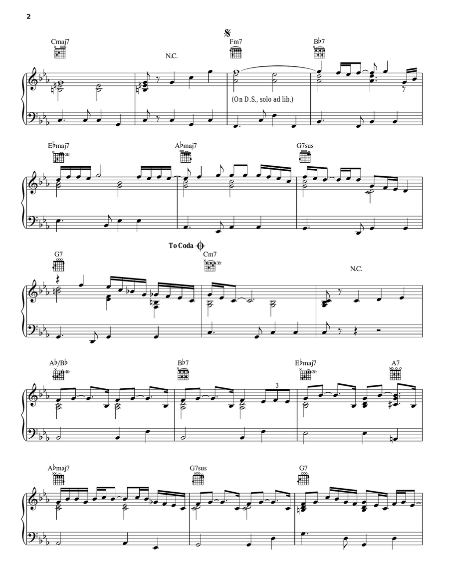 Europa Piano Solo scores gallery preview page 2