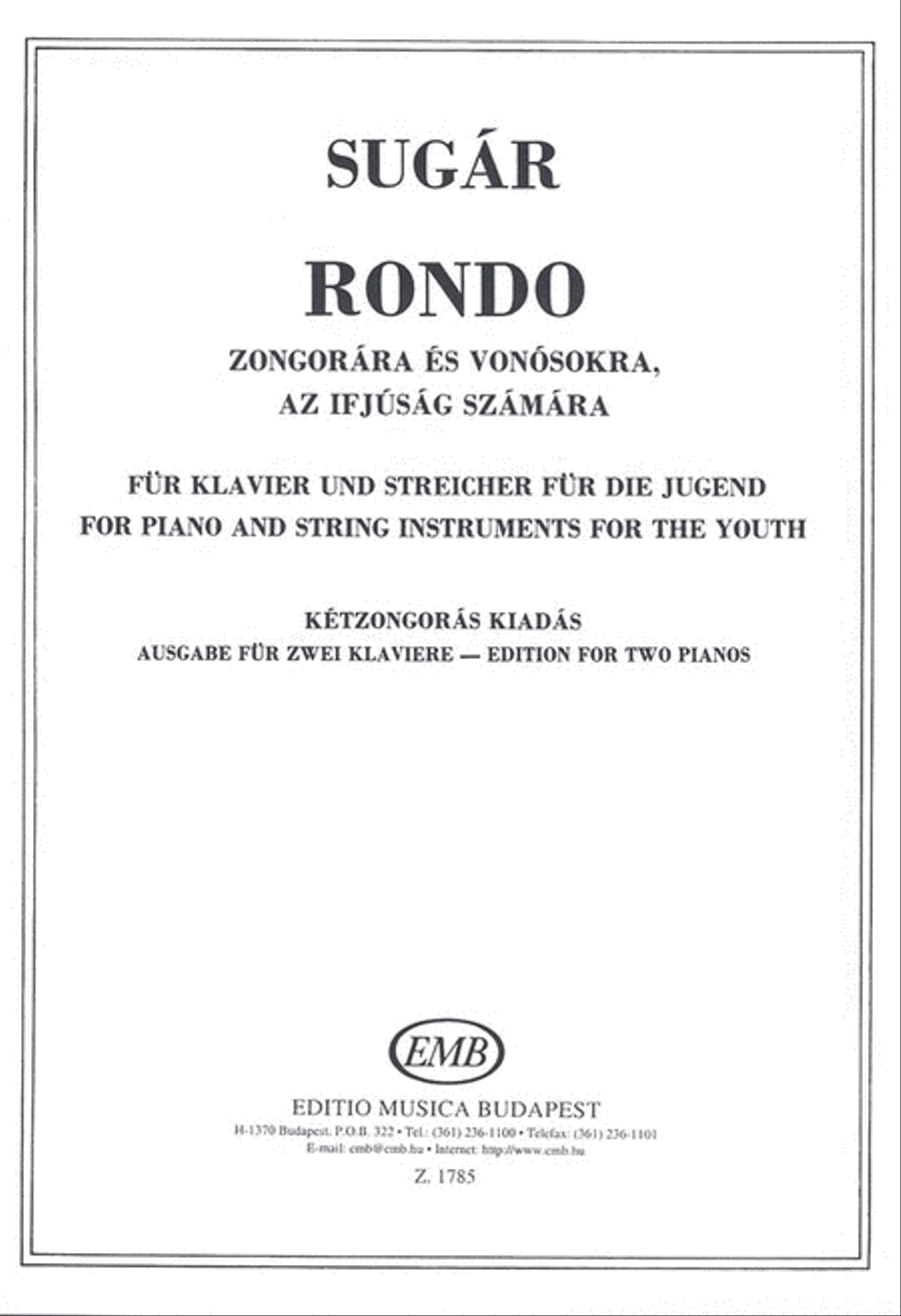 Rondo fr Klavier und Streicher fr die Jugend