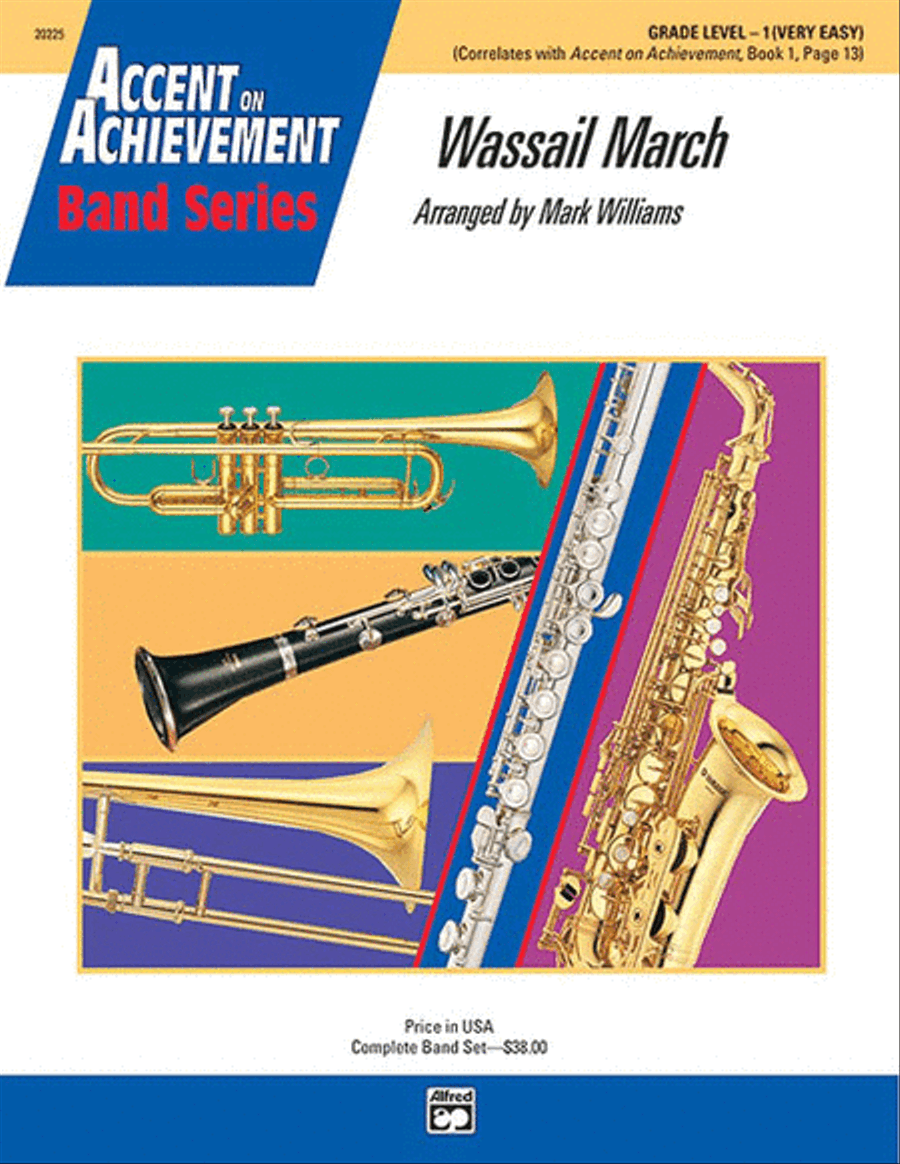 Wassail March Wassail March Concert Band scores gallery preview page 1