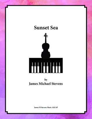Sunset Sea - Violin & Piano