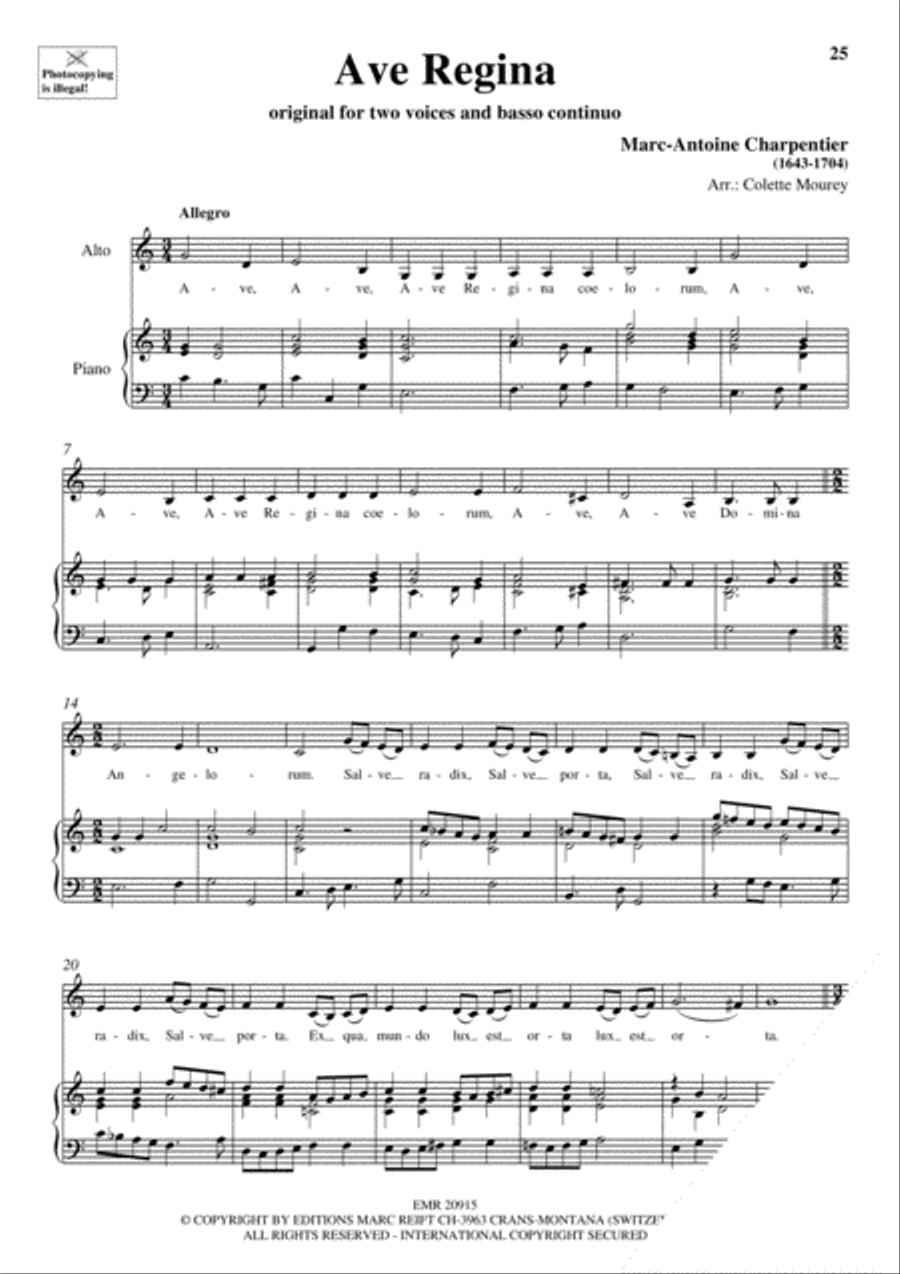 100 Ave Maria Volume 2 Alto Voice scores gallery preview page 12