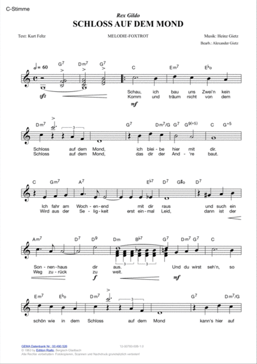 Schloss auf dem Mond Voice scores gallery preview page 2
