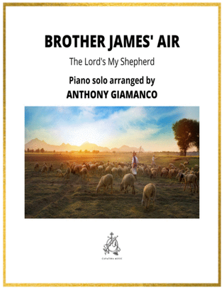 Book cover for BROTHER JAMES' AIR (The Lord's My Shepherd) - piano solo