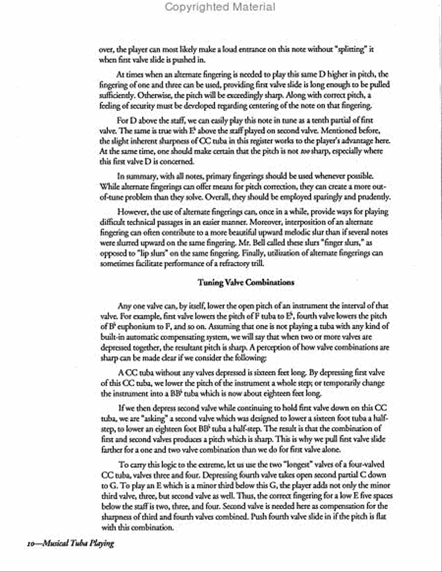 Musical Tuba Playing Tuba scores gallery preview page 11