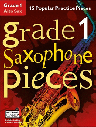 Book cover for Grade 1 Alto Saxophone Pieces