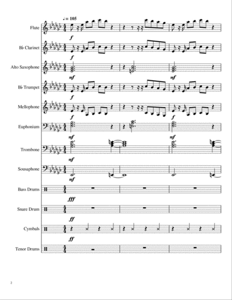 Thotiana Large Ensemble scores gallery preview page 2