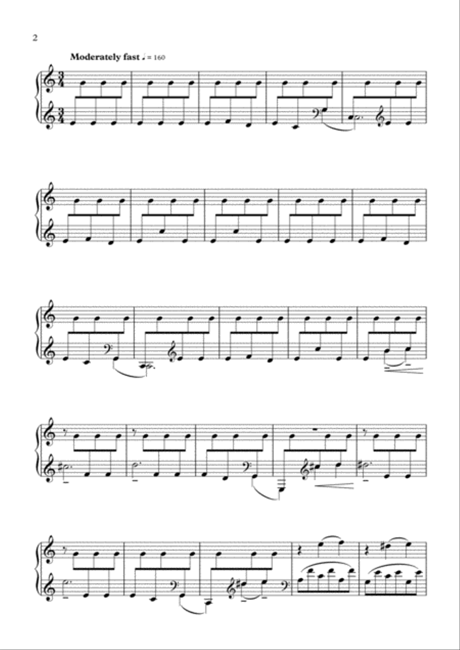 Dawn Piano Solo scores gallery preview page 3
