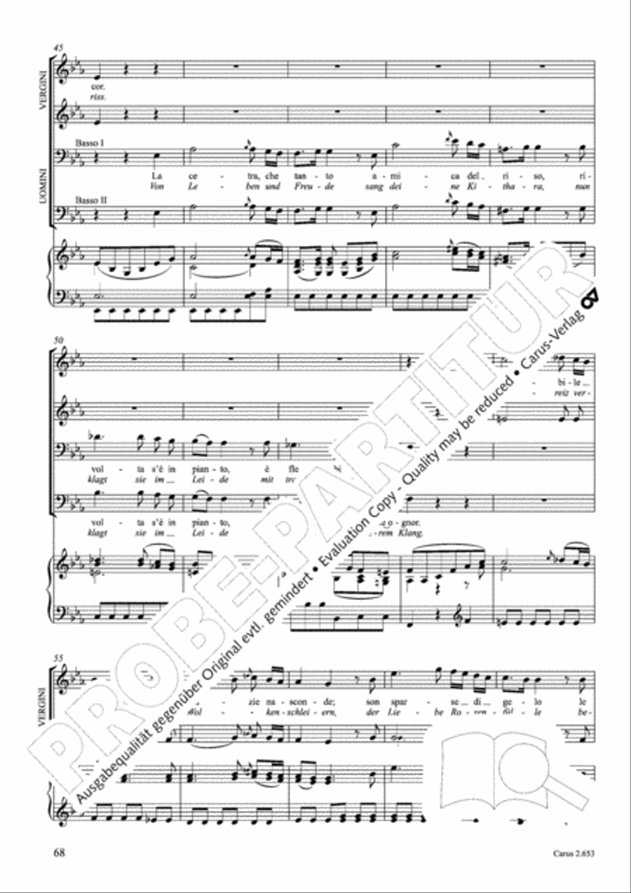 Choral collection Great Opera Choruses - Mozart * Haydn (choir & piano) Choir scores gallery preview page 79