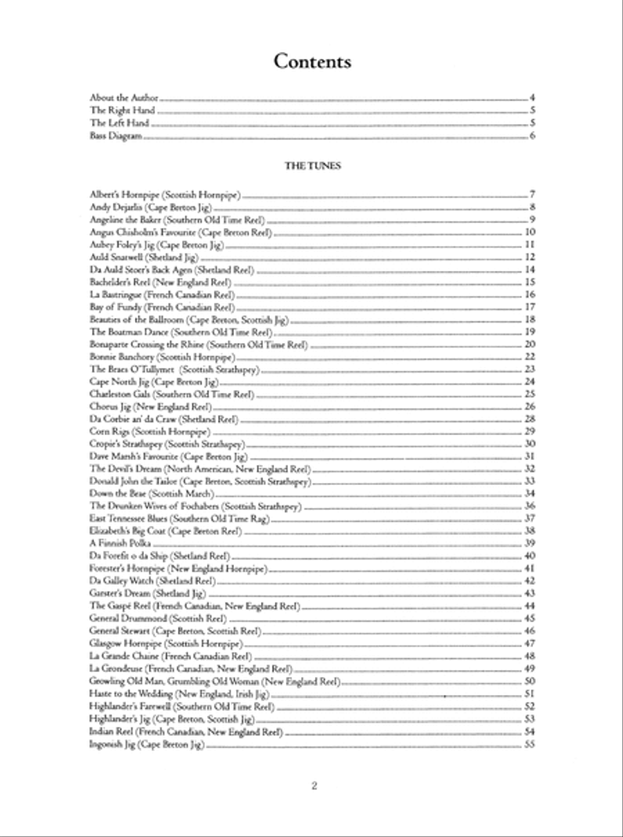 100 Tunes for Piano Accordion Accordion scores gallery preview page 3