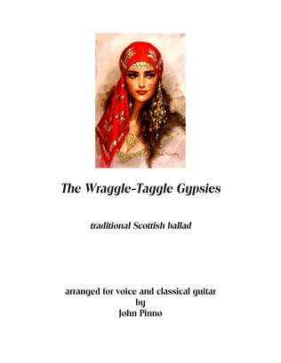 Book cover for The Wraggle-Taggle Gypsies for voice and classical guitar
