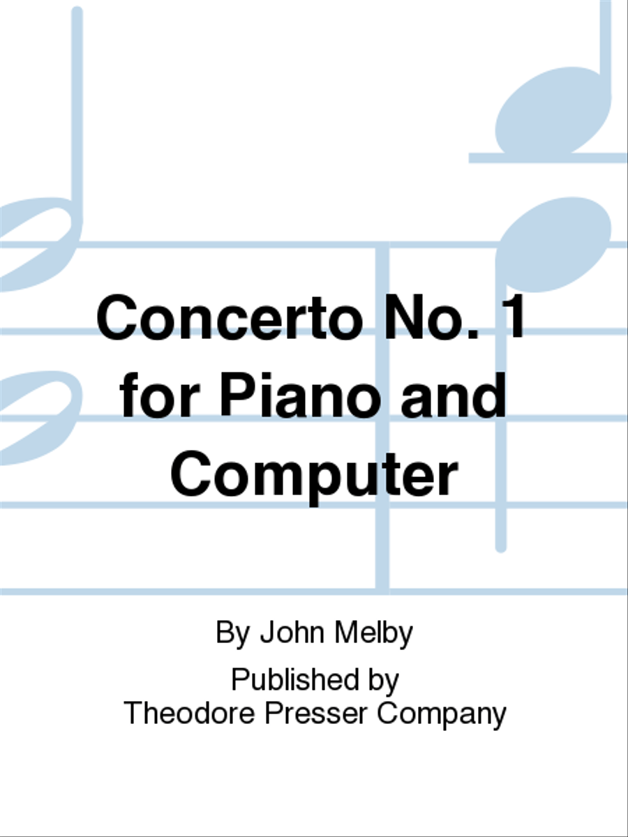 Concerto No. 1 For Piano And Computer Chamber Music scores gallery preview page 1