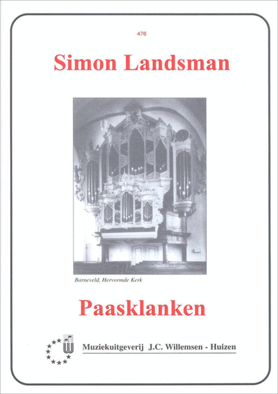 Paasklanken: Psalm 87 Psalm 89 Organ scores gallery preview page 1