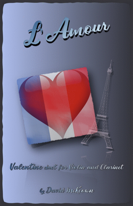 Book cover for L'Amour, Violin and Clarinet Duet for Valentines