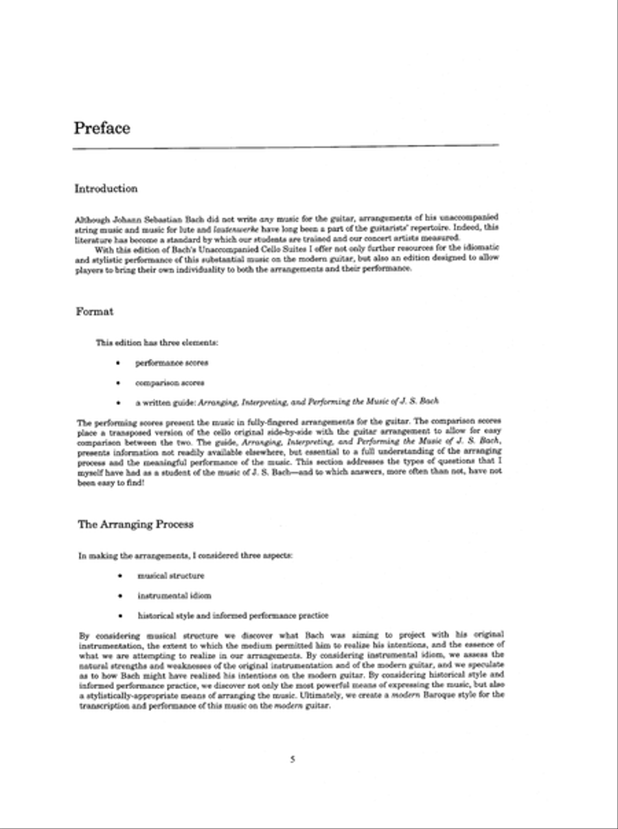 J. S. Bach: Six Unaccompanied Cello Suites Arranged for Guitar Cello scores gallery preview page 11