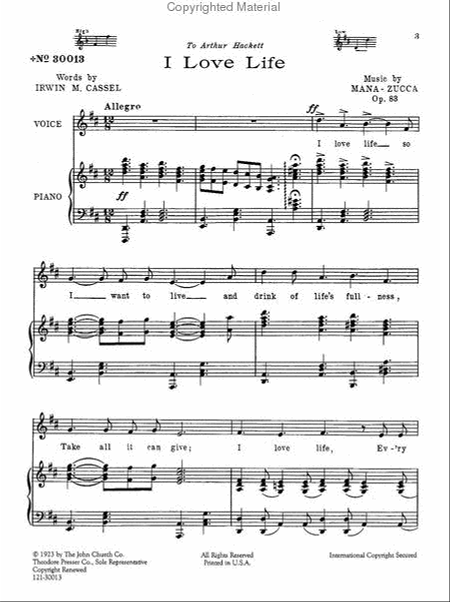 I Love Life I Love Life Chamber Music scores gallery preview page 2