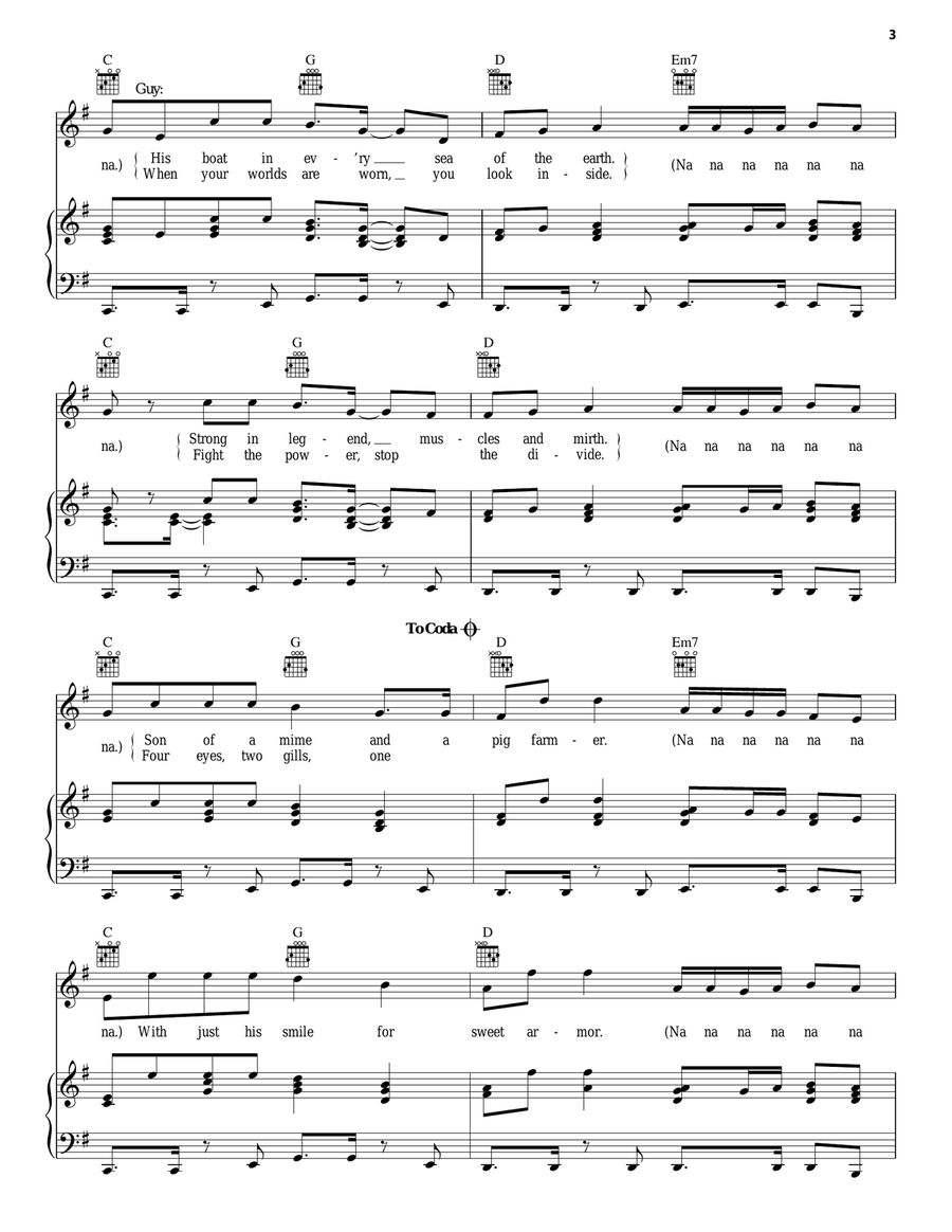 Moonquake Lake Guitar scores gallery preview page 3