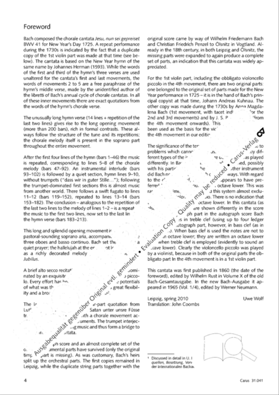 O Lord, we come to praise thee 4-Part scores gallery preview page 5