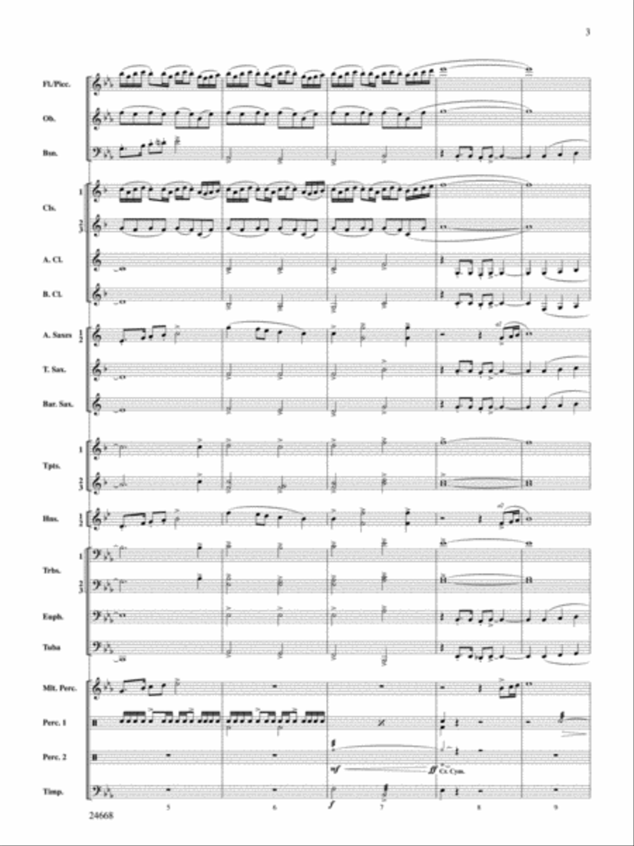 A Prairie Portrait A Prairie Portrait Concert Band scores gallery preview page 3