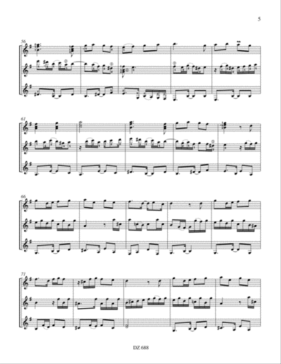 Liliana Guitar Ensemble scores gallery preview page 5