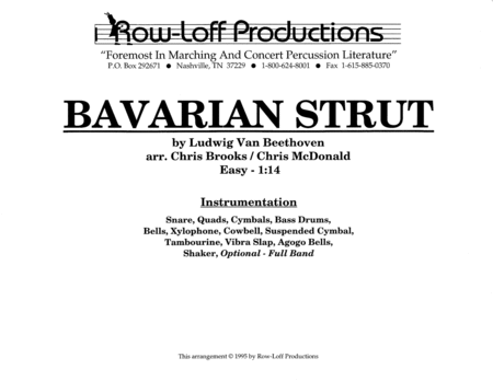 Bavarian Strut w/Tutor Tracks